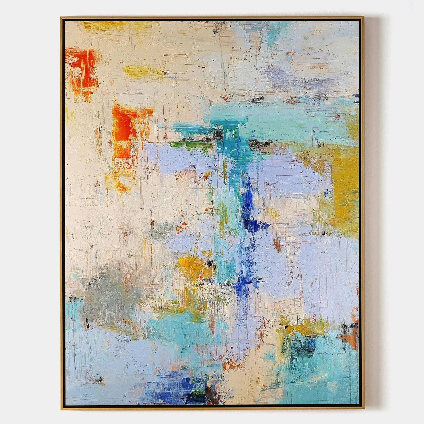 Large Abstract Painting nordic Oil Painting colorful Painting colorful Painting original Boho Painting minimalist Art neutral Abstract Painting