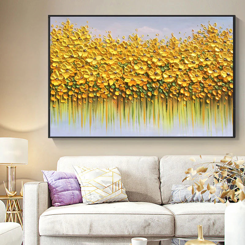 Large Abstract Painting Colorful Painting 3D Texture Painting On Canvas Minimalist Painting Minimalist Art Gold Wall Art  3D Oil  Wall Art On Canvas