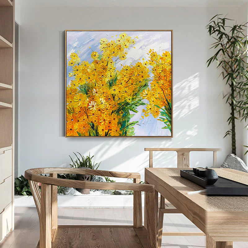 Large Abstract Painting Colorful Painting 3D Texture Painting On Canvas Minimalist Painting Minimalist Art Colorful Wall Art  3D Oil  Wall Art On Canvas