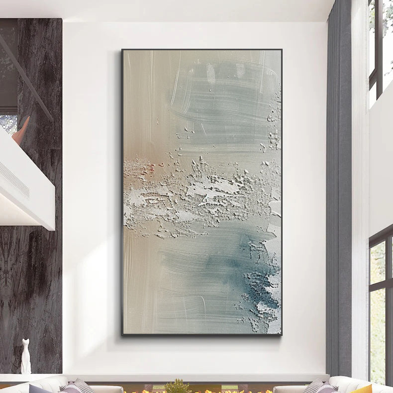 Pure Texture Painting Minimalist Plaster Art Earth Texture Home Decor Minimalist Wall Decor Minimalist Texture Art Porch Wall Decor