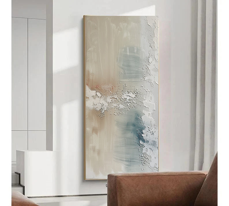 Pure Texture Painting Minimalist Plaster Art Earth Texture Home Decor Minimalist Wall Decor Minimalist Texture Art Porch Wall Decor