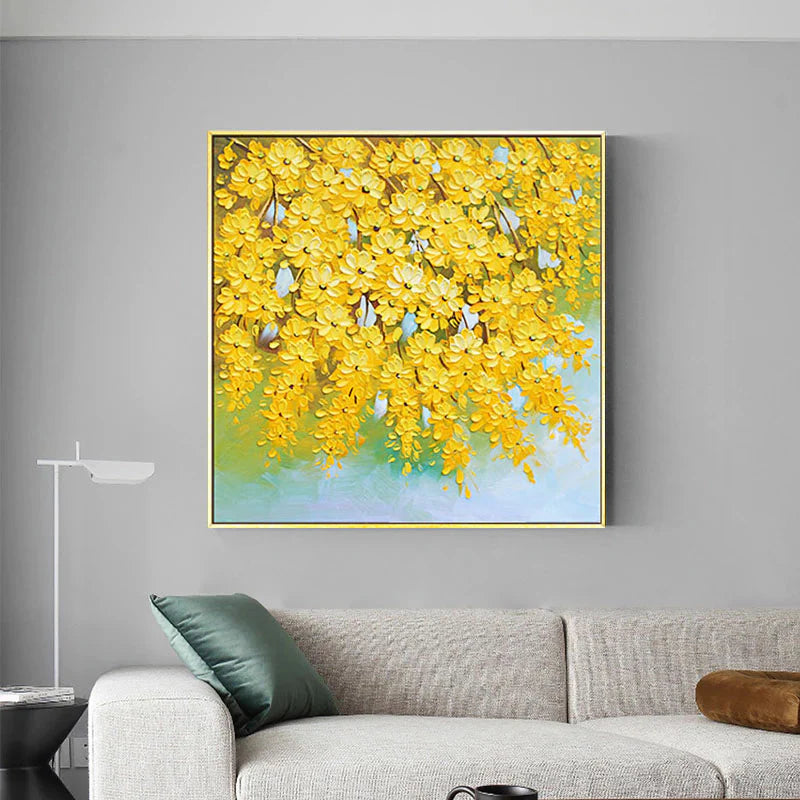 Large Abstract Painting Gold Painting 3D Texture Painting On Canvas Minimalist Painting Minimalist Art Colorful Wall Art  3D Oil  Wall Art On Canvas