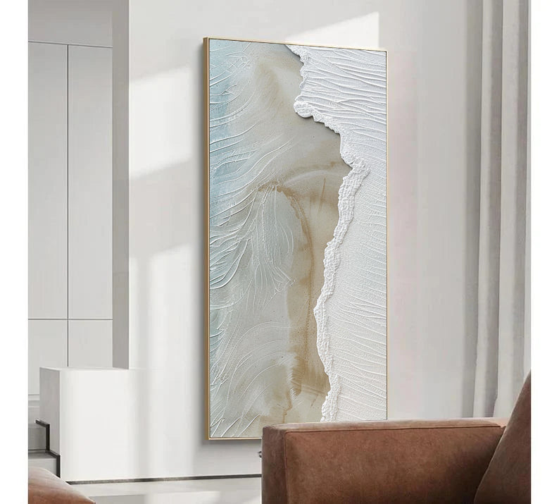 Pure Texture Painting Minimalist Plaster Art Earth Texture Home Decor Minimalist Wall Decor Minimalist Texture Art Porch Wall Decor