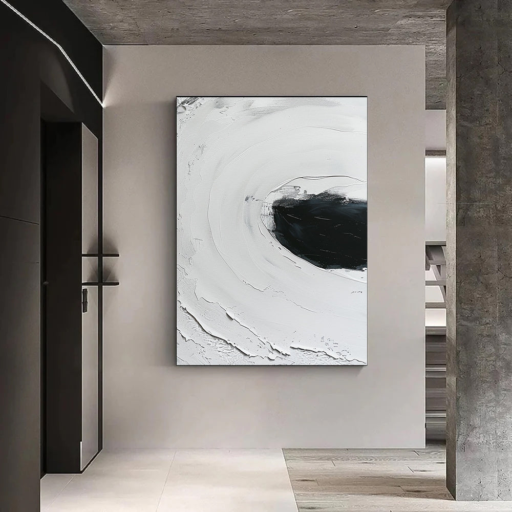 Extra Large Abstract Wall Art beige and Black Painting Abstract Painting neutral Wall Art minimalist Art 