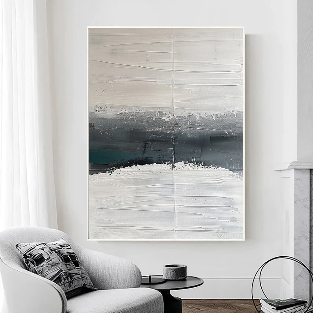 Extra Large Abstract Wall Art beige and Black Painting Abstract Painting neutral Wall Art minimalist Art 