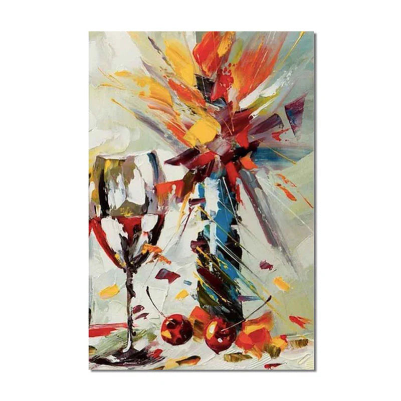 Large Abstract Painting Colorful Painting 3D Texture Painting On Canvas Minimalist Painting Minimalist Art Colorful Wall Art  3D Oil  Wall Art On Canvas