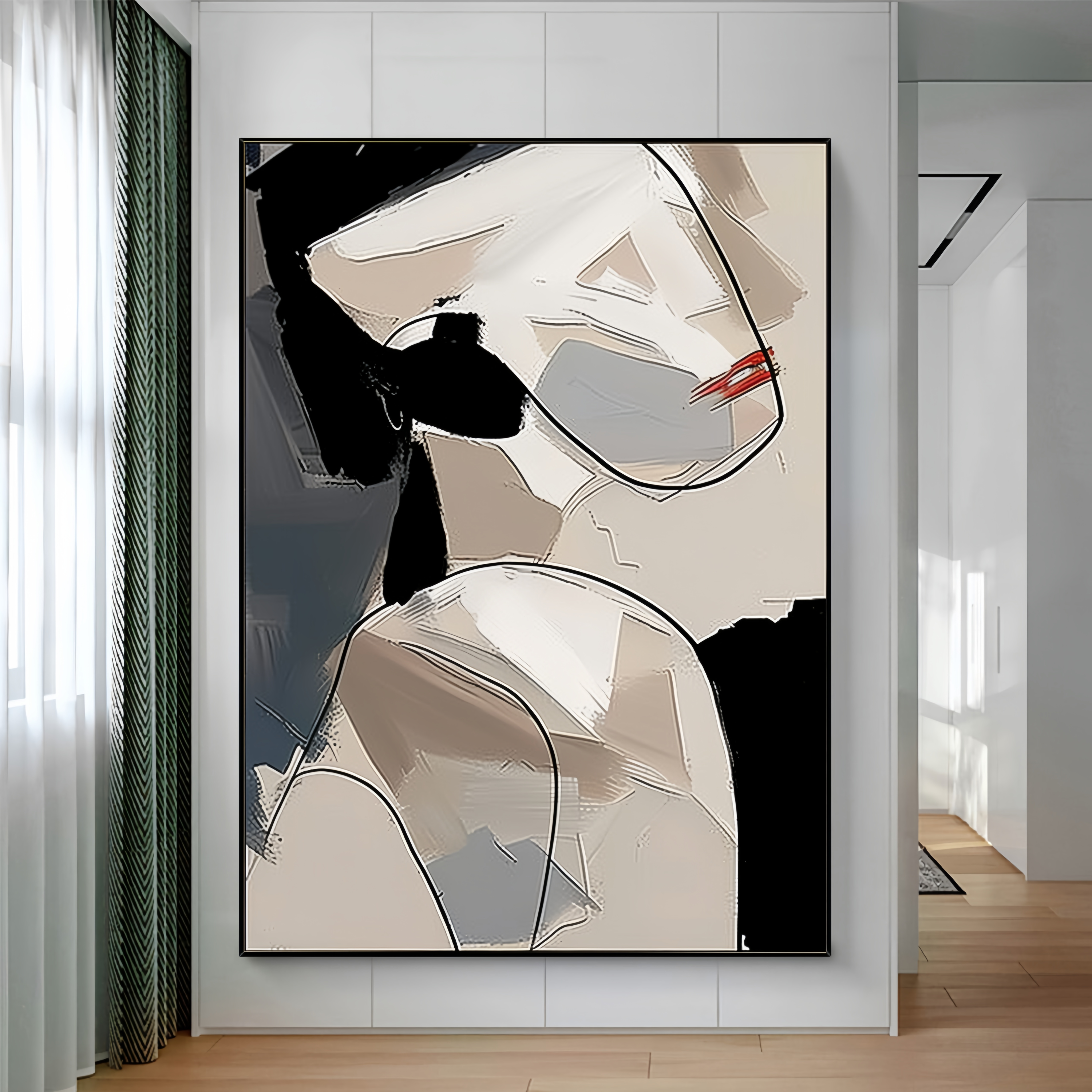 Abstract Human Painting Extra Large Wall Art Abstract Painting Original Contemporary Art