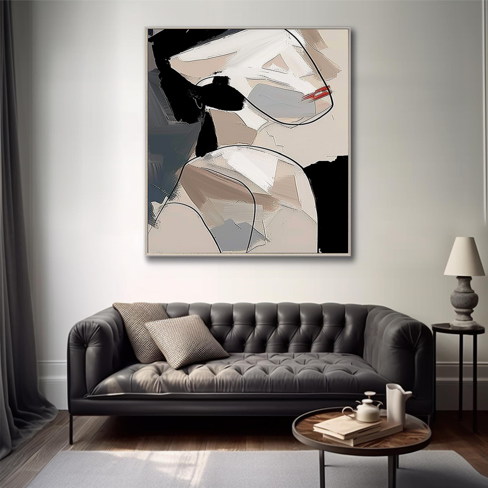 Abstract Human Painting Extra Large Wall Art Abstract Painting Original Contemporary Art