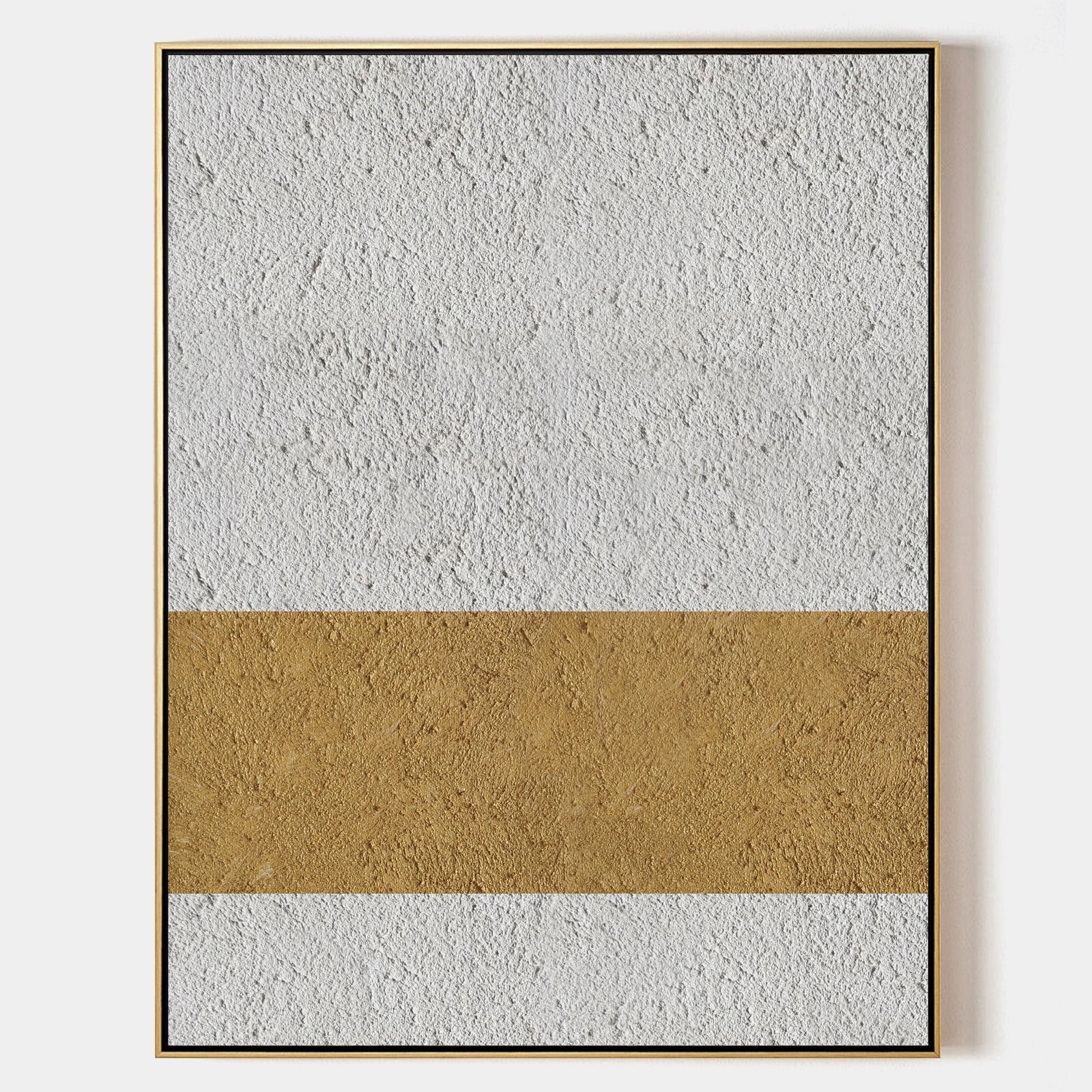 White Minimalist Art Wabi-sabi Wall Art Beige Minimalist Wall Art Pure Beige Wall Decor Beige Texture Painting Beige Plaster 3D Oil Wall Art On Canvas