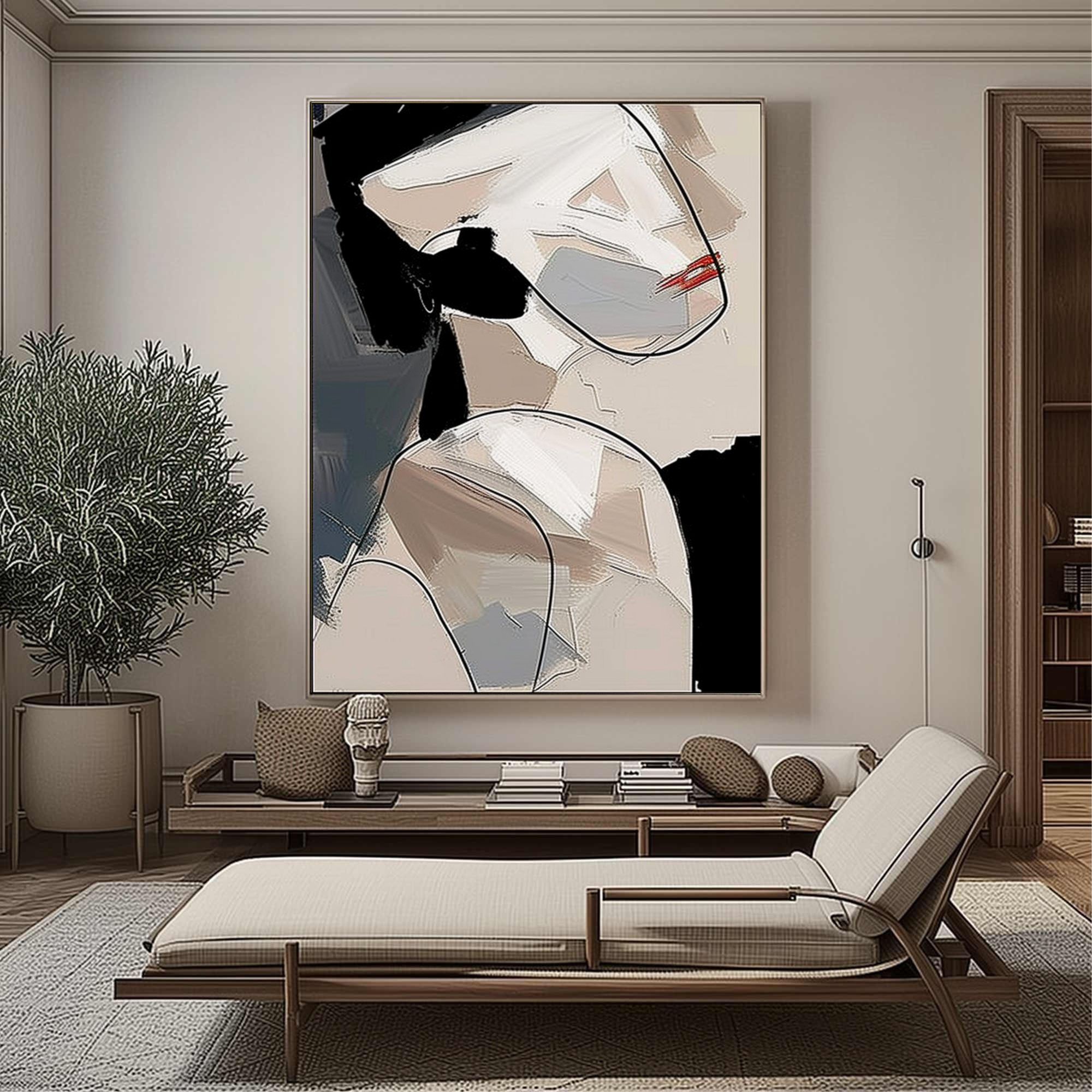 Abstract Human Painting Extra Large Wall Art Abstract Painting Original Contemporary Art