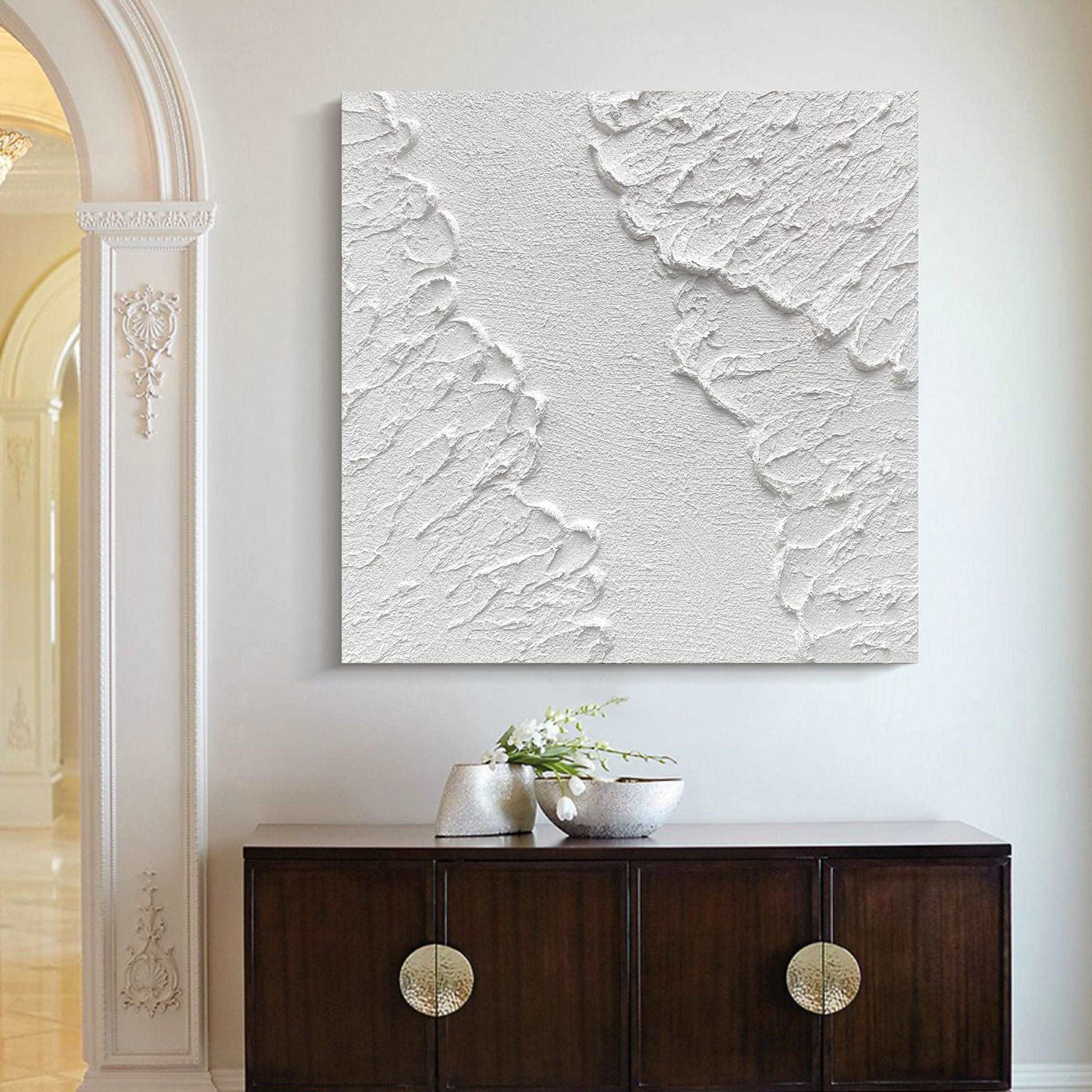 Beige Texture Painting Minimalist 3D Oil Plaster Wall Art On Canvas Earth Texture Home Decor Minimalist Wall Decor Minimalist Texture Art Porch Wall Decor