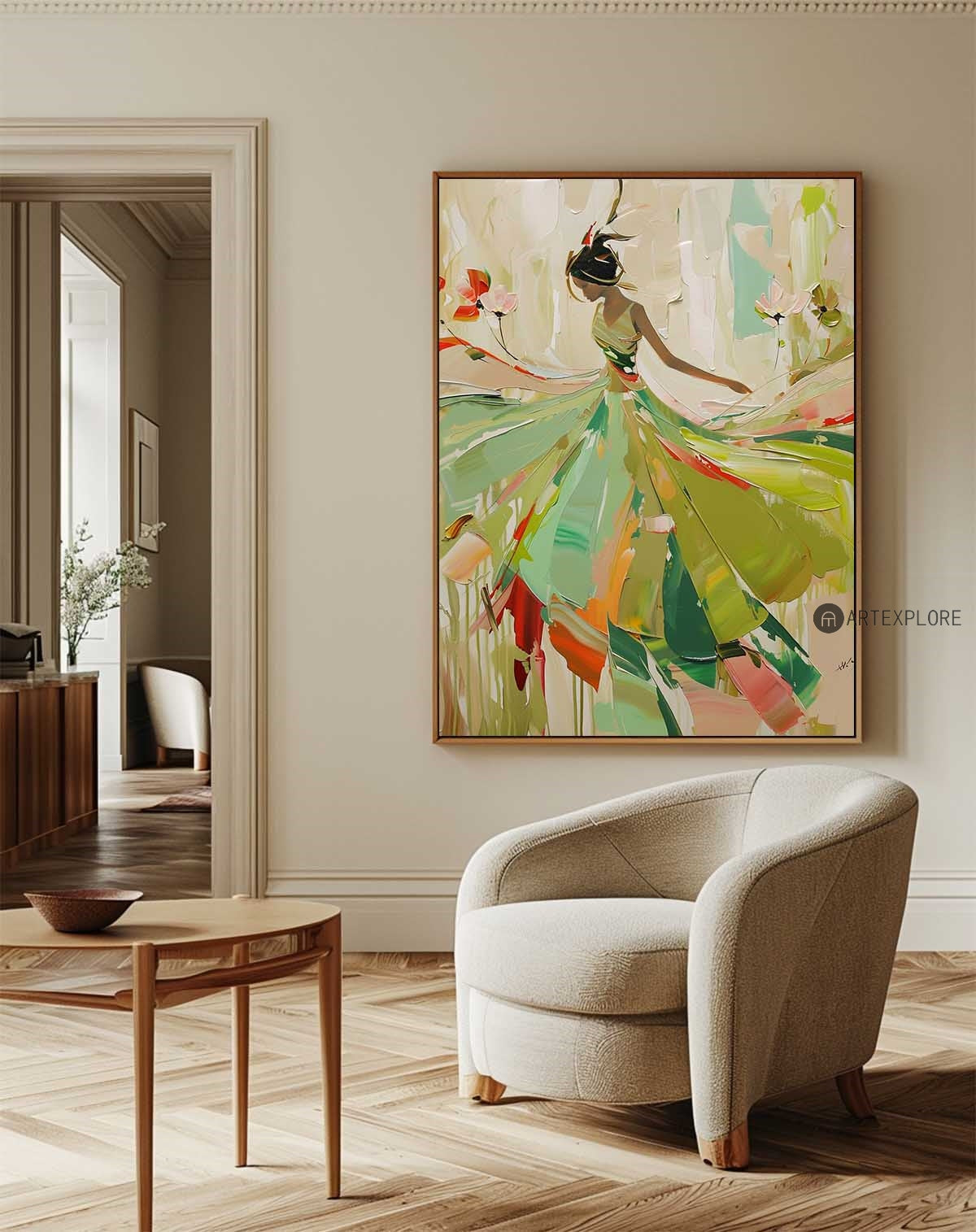 Large Abstract Painting nordic Oil Painting colorful Painting colorful Painting original Boho Painting minimalist Art neutral Abstract Painting