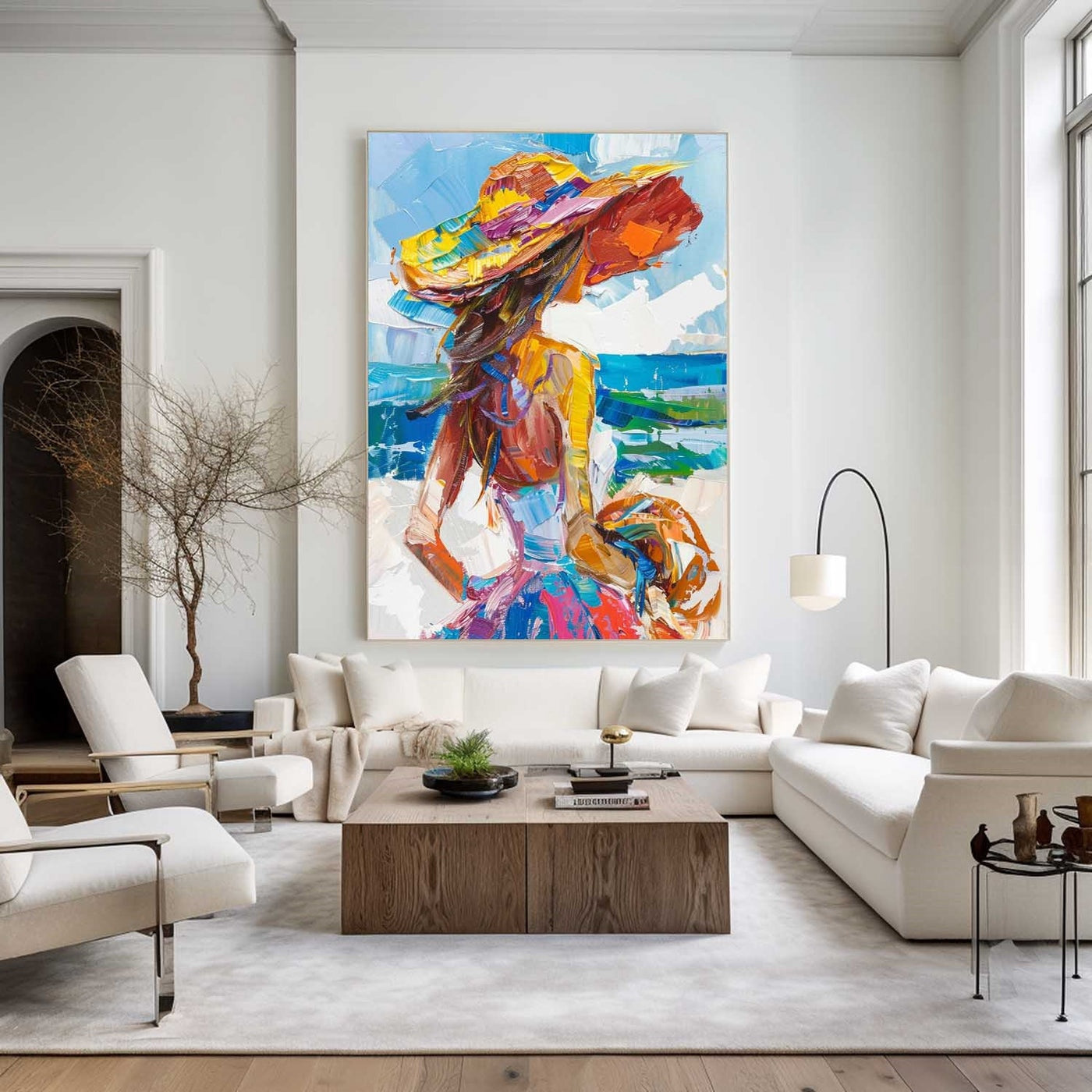 Large Abstract Painting nordic Oil Painting colorful Painting colorful Painting original Boho Painting minimalist Art neutral Abstract Painting