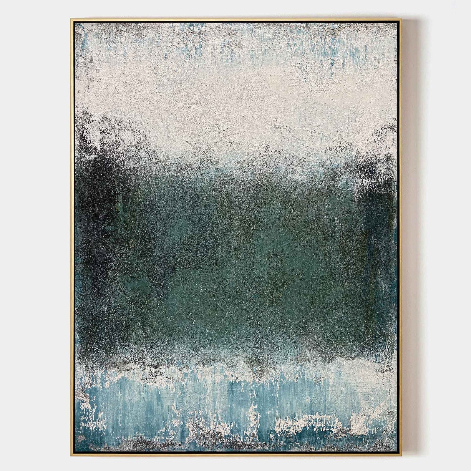 Extra Large Wall Art Abstract Blue Abstract Art beige Painting large Green Painting Blue Wall Art minimalist Painting,modern Textured Sea & Beach Painting 3D Oil Plaster Wall Art On Canvas