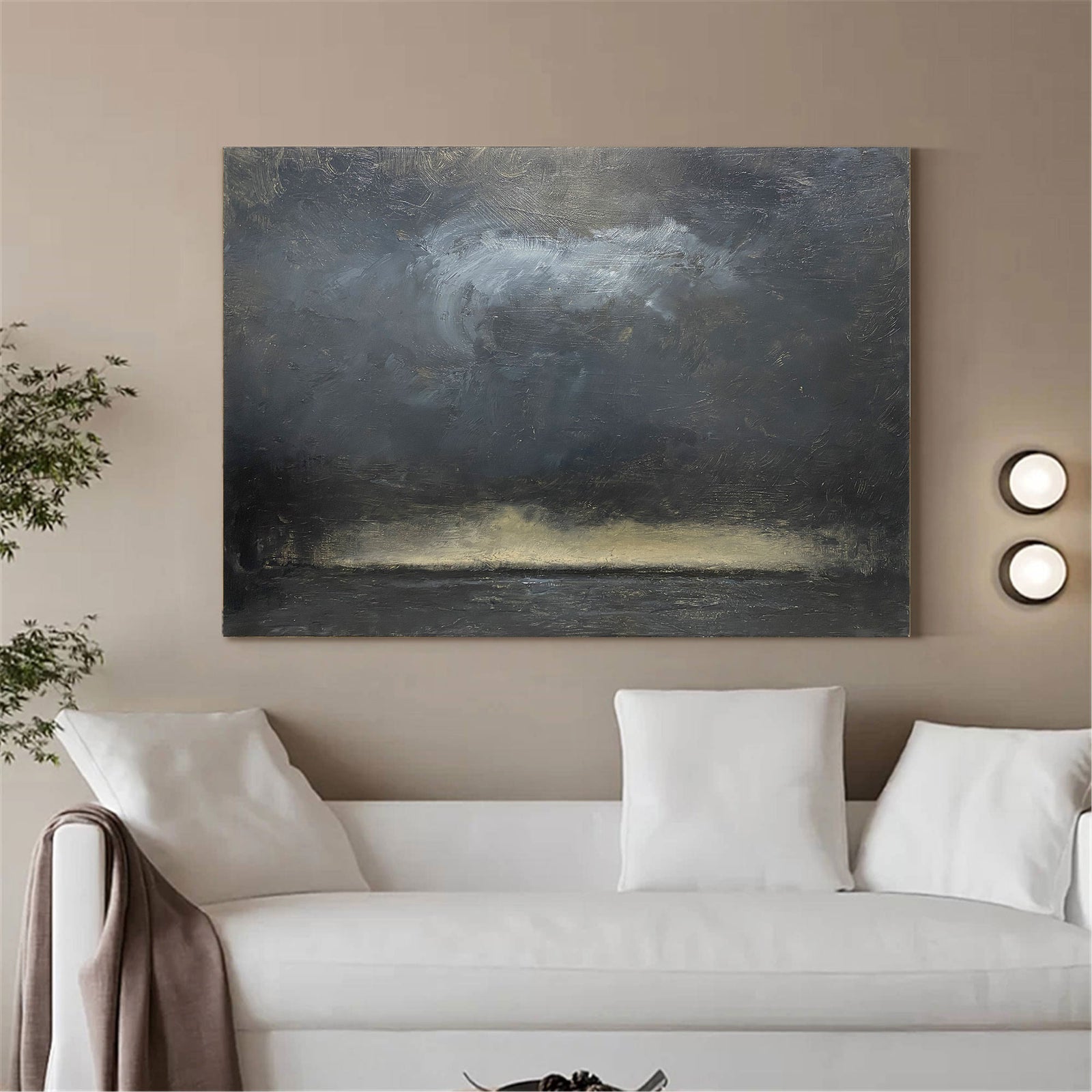 Black Texture Painting Minimalist 3D Oil Plaster Wall Art On Canvas Earth Texture Home Decor Minimalist Wall Decor Minimalist Texture Art Porch Wall Decor