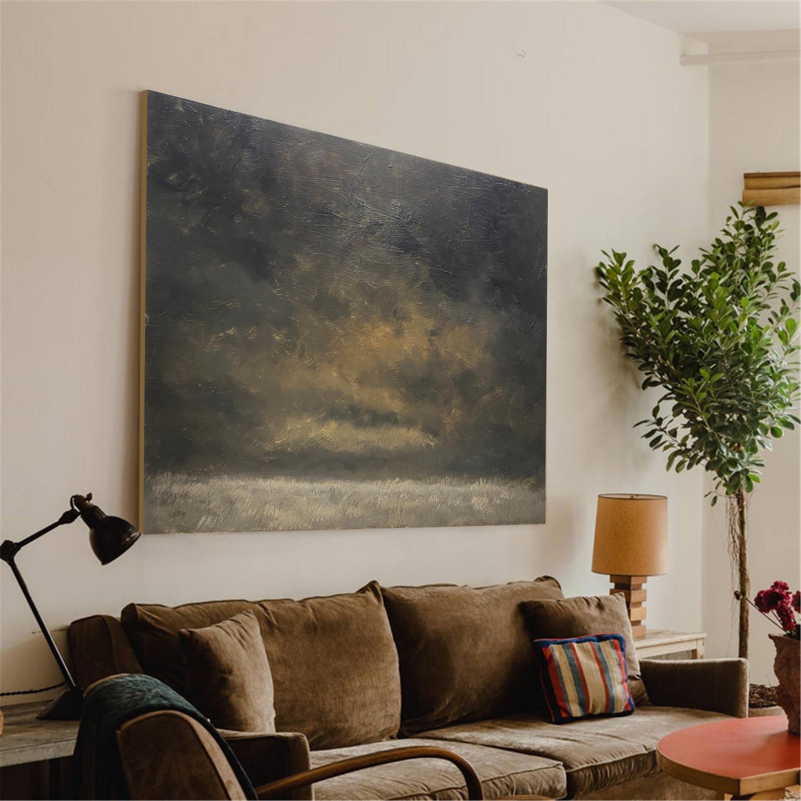 Black Texture Painting Minimalist 3D Oil Plaster Wall Art On Canvas Earth Texture Home Decor Minimalist Wall Decor Minimalist Texture Art Porch Wall Decor