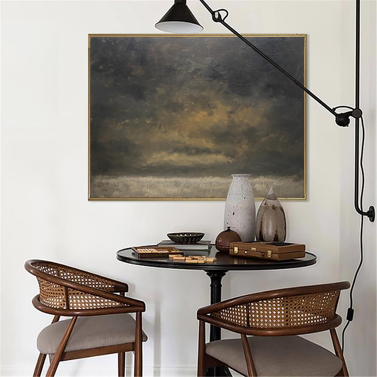 Black Texture Painting Minimalist 3D Oil Plaster Wall Art On Canvas Earth Texture Home Decor Minimalist Wall Decor Minimalist Texture Art Porch Wall Decor