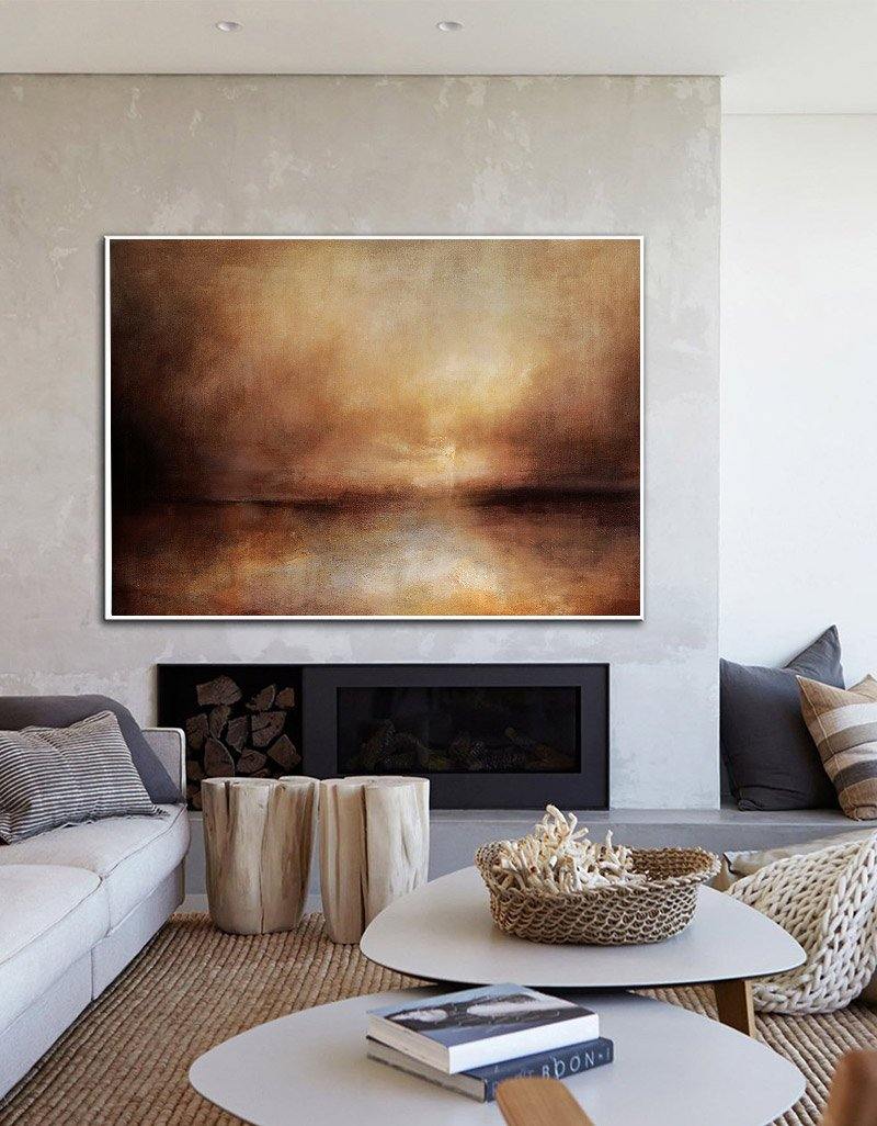 Black&Gold Texture Painting Minimalist 3D Oil Plaster Wall Art On Canvas Earth Texture Home Decor Minimalist Wall Decor Minimalist Texture Art Porch Wall Decor