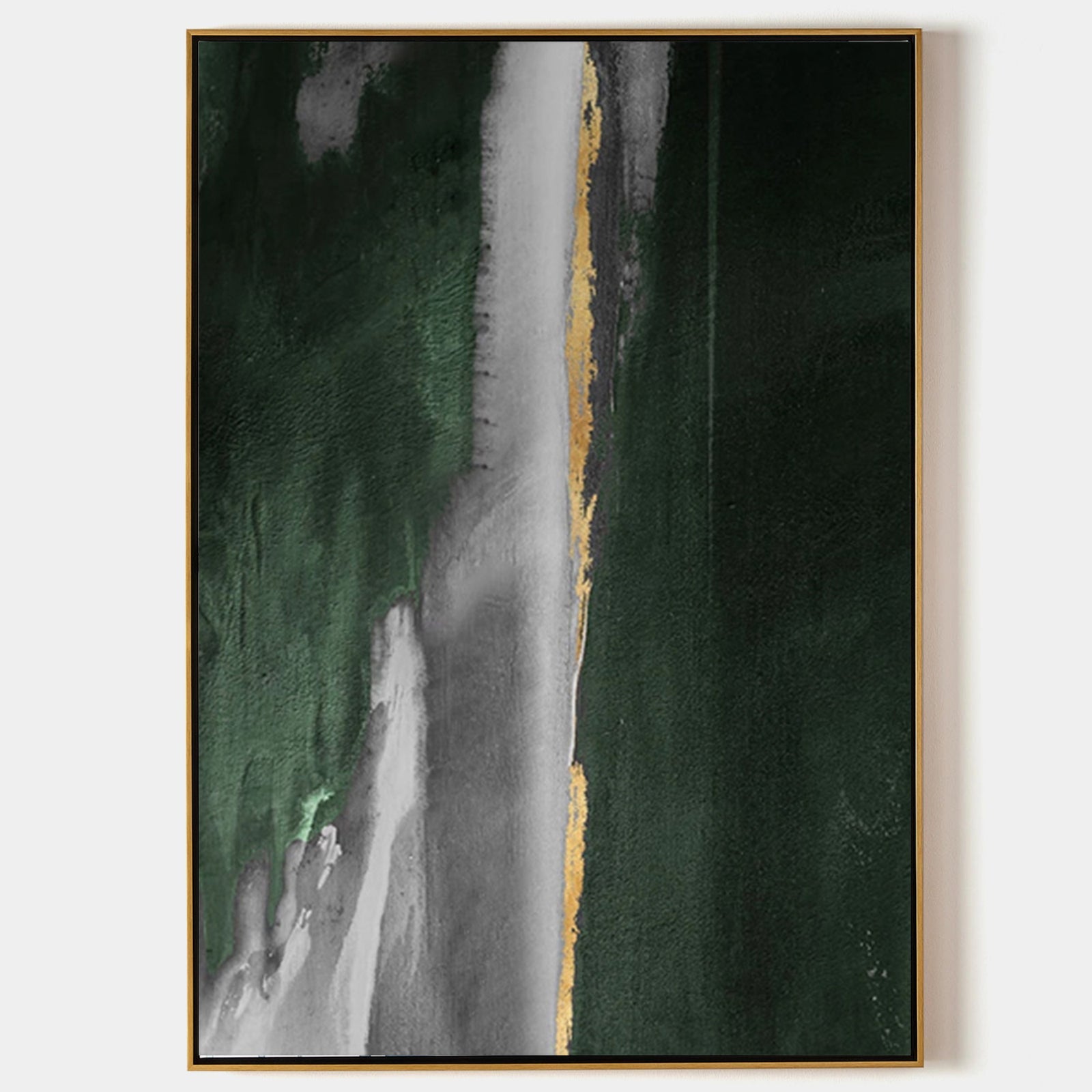 Large Green Abstract Painting Green Painting Texture Painting GreenMinimalist Painting Minimalist Art Green Wall Art Mid Century Modern Art