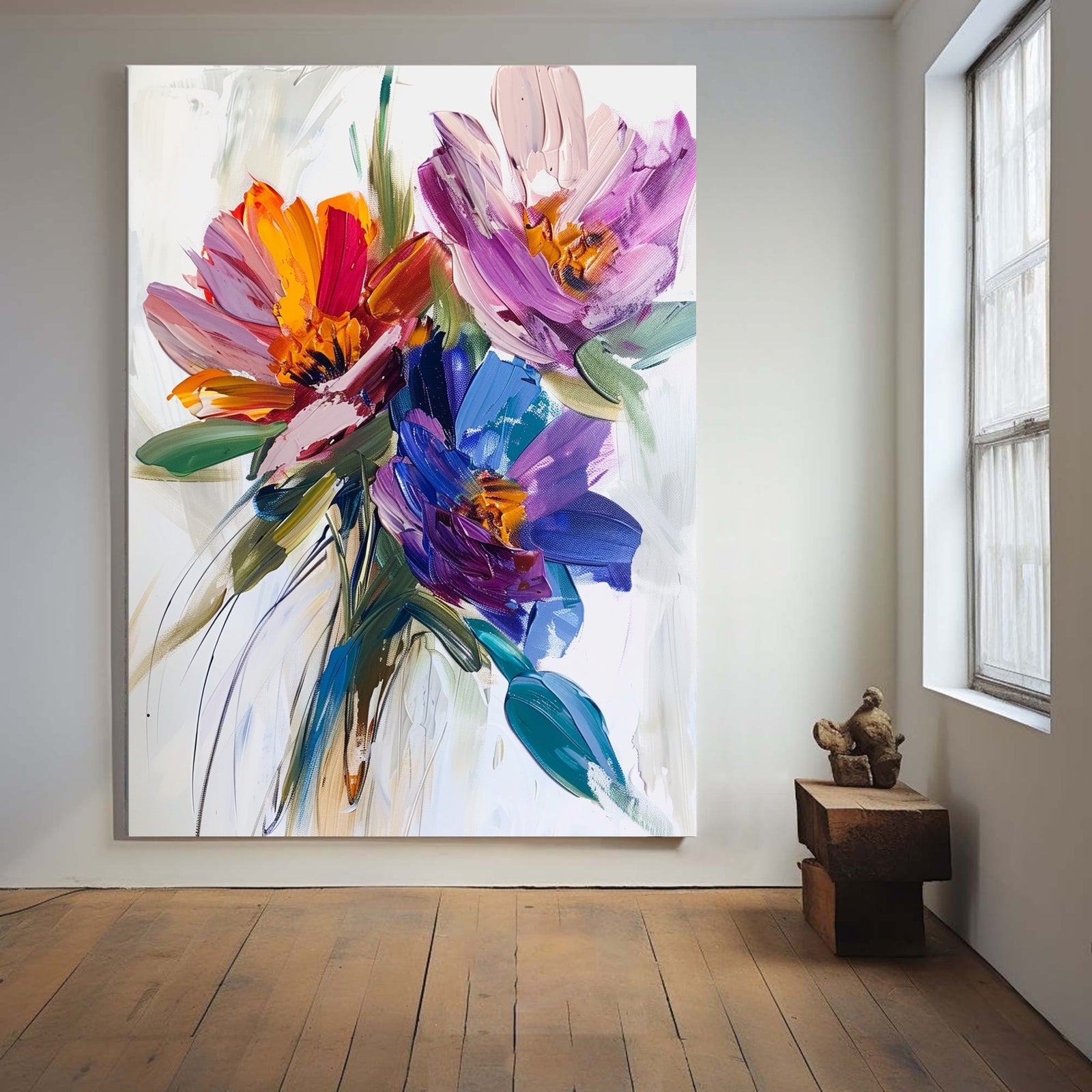 Large Abstract Painting nordic Oil Painting colorful Painting colorful Painting original Boho Painting minimalist Art neutral Abstract Painting