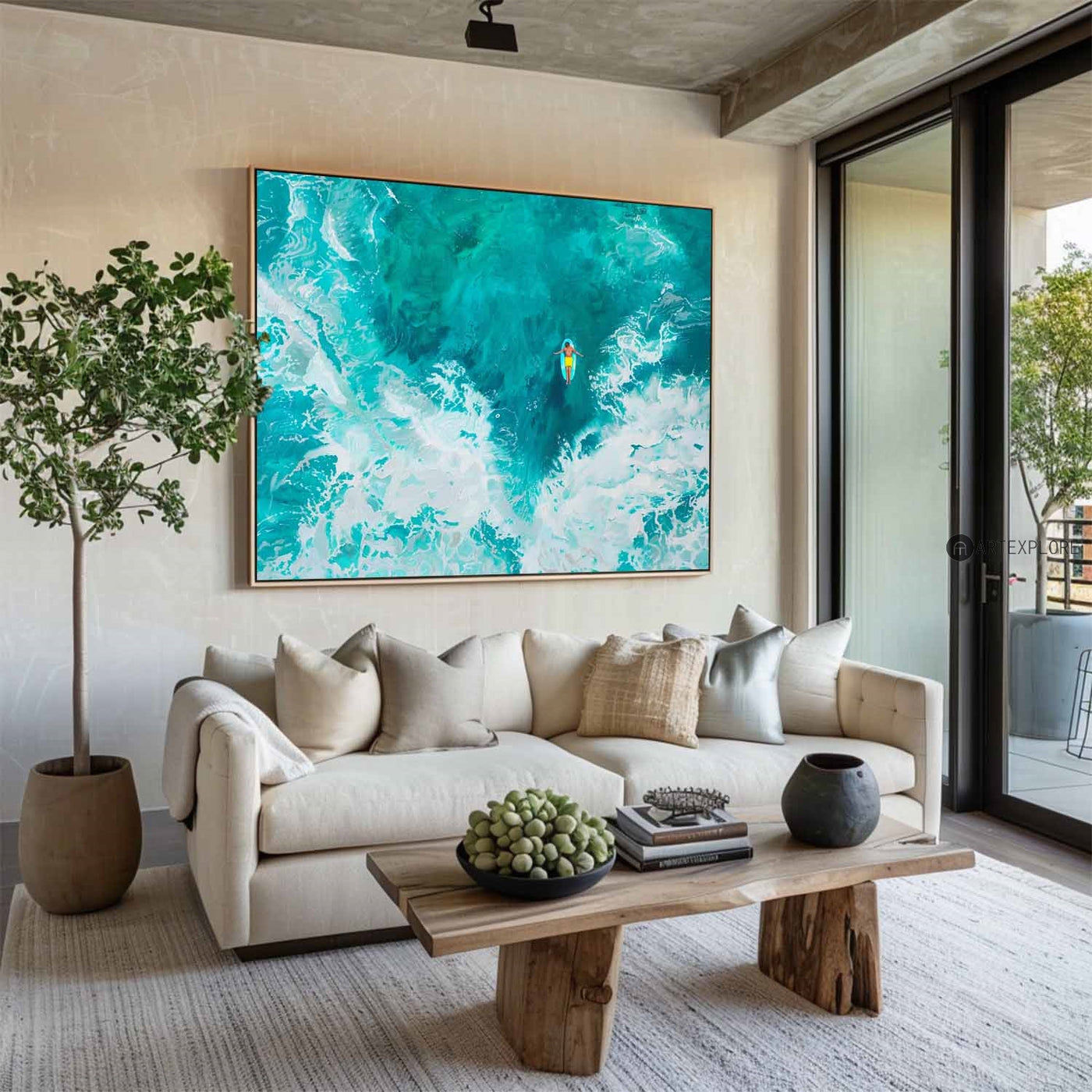 Extra Large Wall Art Abstract Green Abstract Art beige Painting large Green Painting Green Wall Art minimalist Painting,modern Textured Sea & Beach Painting 3D Oil Plaster Wall Art On Canvas