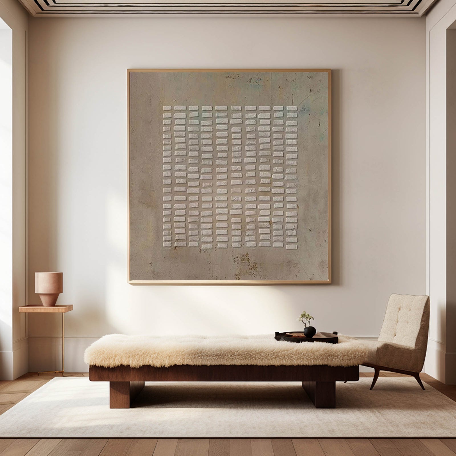 Wabi-sabi Wall Art Brown Textured Art Minimalist Wall Art Pure Brown Minimalist Art Black Brown 3D Textured Painting Pure Textured Oil Wall Art On Canvas