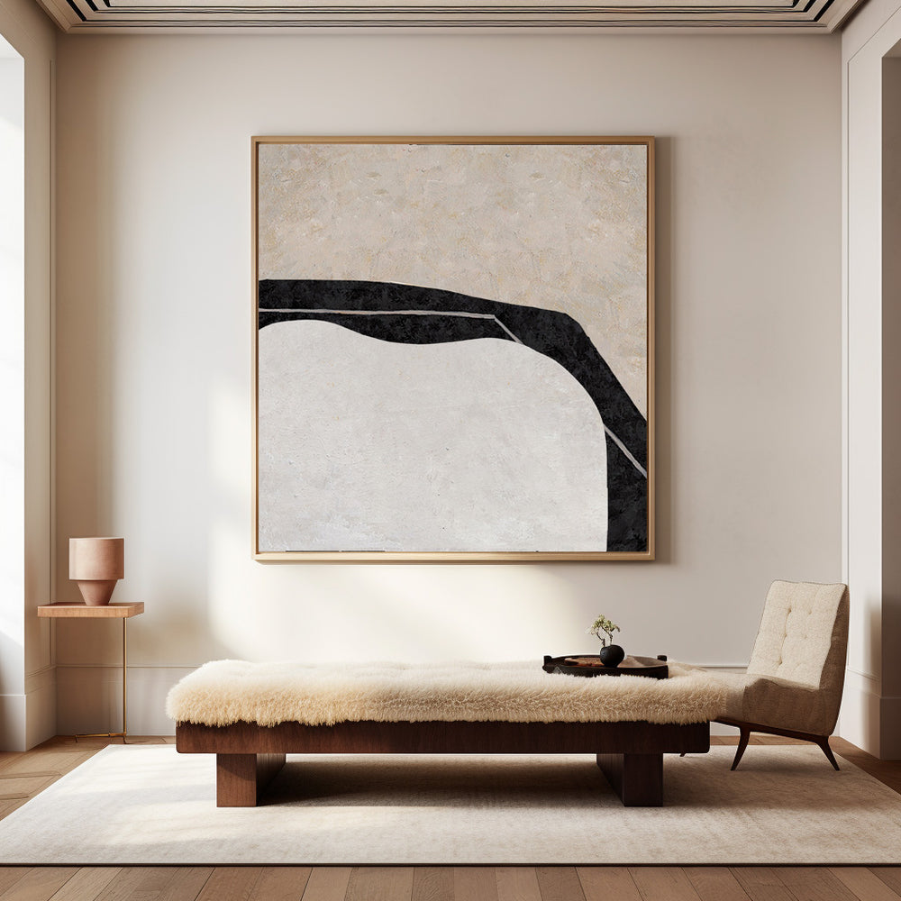 White Texture Painting Minimalist 3D Oil Plaster Wall Art On Canvas Earth Texture Home Decor Minimalist Wall Decor Minimalist Texture Art Porch Wall Decor