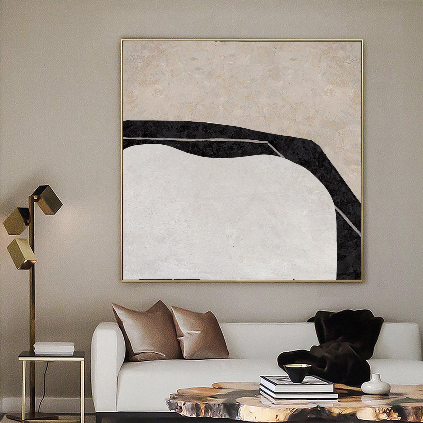 White Texture Painting Minimalist 3D Oil Plaster Wall Art On Canvas Earth Texture Home Decor Minimalist Wall Decor Minimalist Texture Art Porch Wall Decor