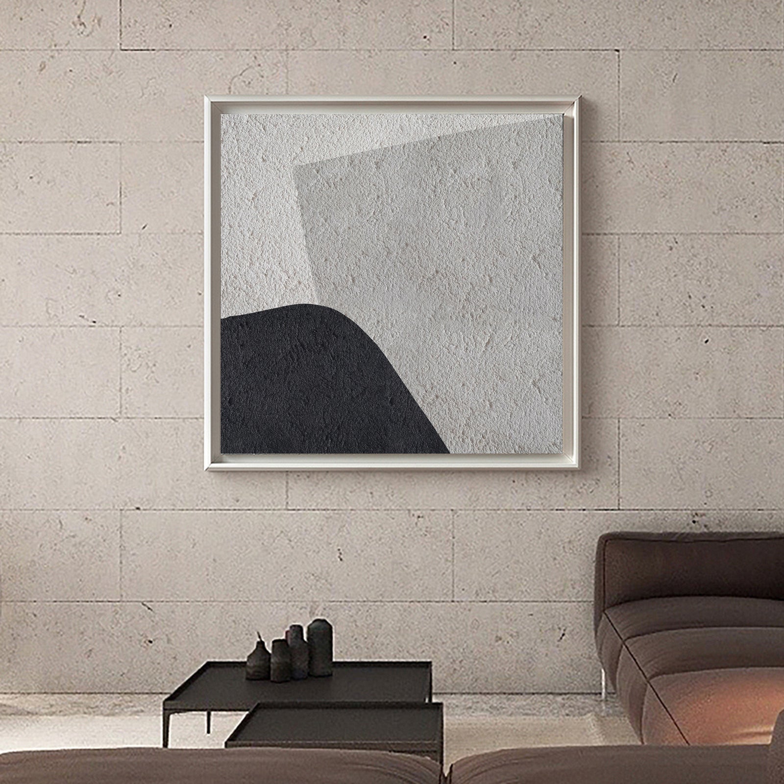 White Texture Painting Minimalist 3D Oil Plaster Wall Art On Canvas Earth Texture Home Decor Minimalist Wall Decor Minimalist Texture Art Porch Wall Decorre 