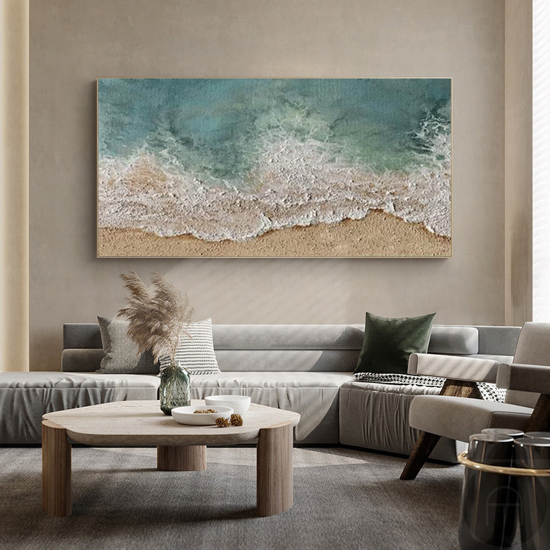 Beige Texture Painting Minimalist 3D Oil Plaster Wall Art On Canvas Earth Texture Home Decor Minimalist Wall Decor Minimalist Texture Art Porch Wall Decor