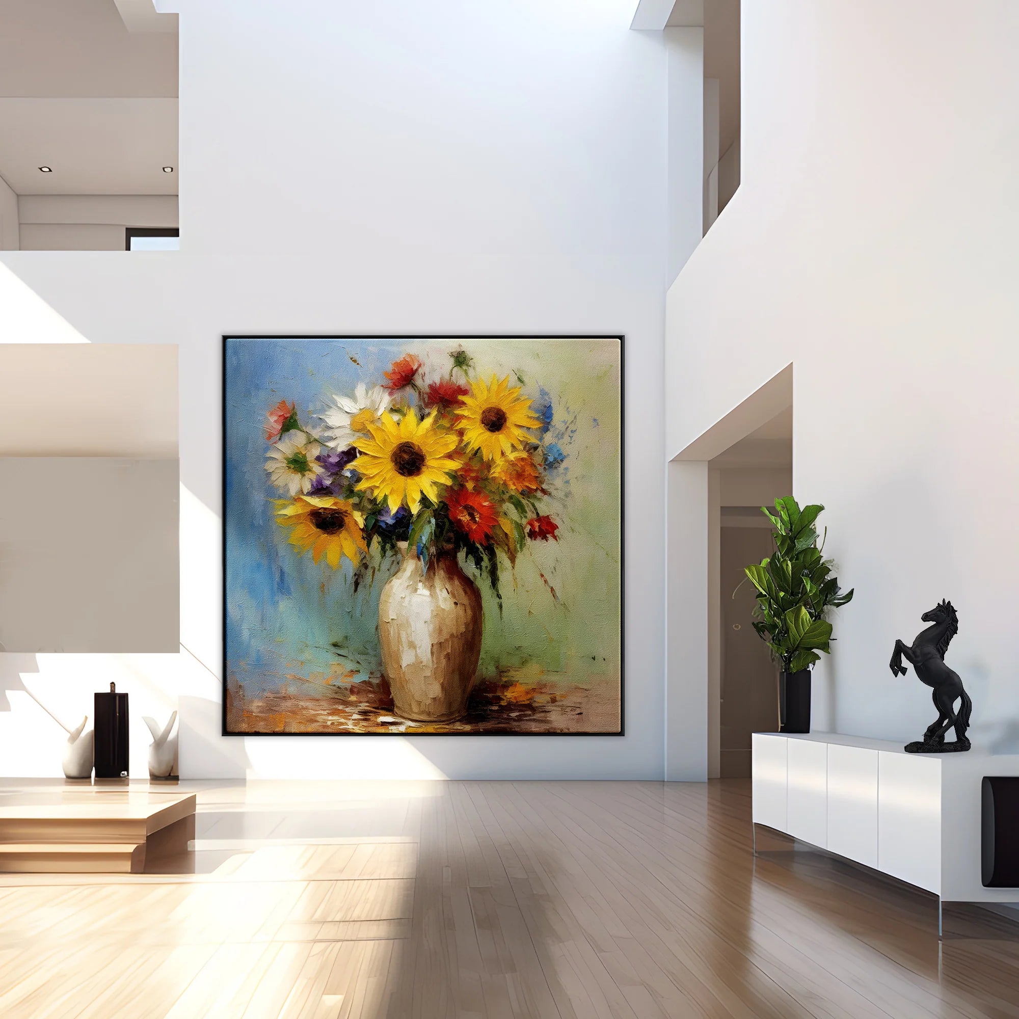 Large Abstract Painting Colorful Painting 3D Texture Painting On Canvas Minimalist Painting Minimalist Art Colorful Wall Art  3D Oil  Wall Art On Canvas