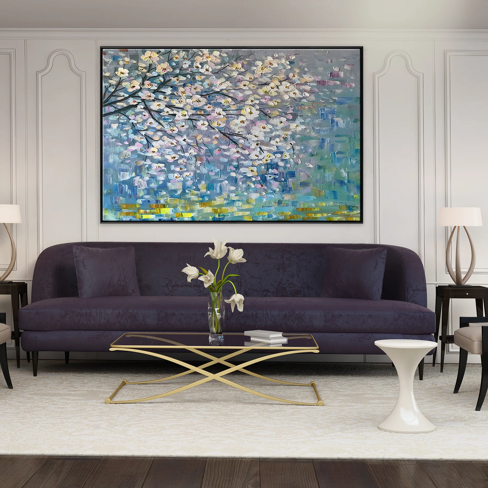 Large Abstract Painting Colorful Painting 3D Texture Painting On Canvas Minimalist Painting Minimalist Art Colorful Wall Art  3D Oil  Wall Art On Canvas