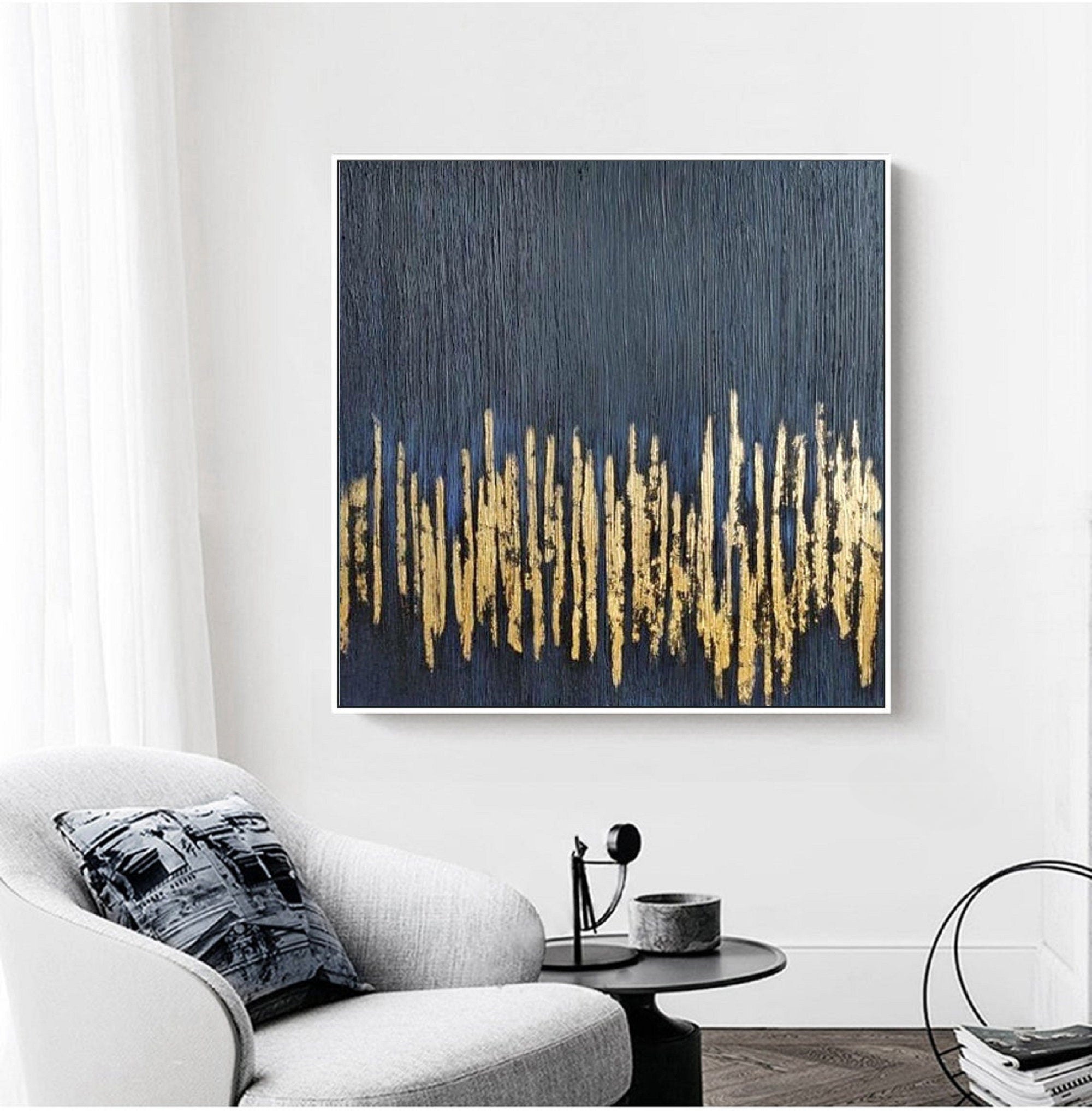 Wabi-sabi Art Black Minimalist Plaster Art Gold Abstract Texture Painting Black Wall Decor Plaster Texture Wall Art Minimalist Art Gold 3D Oil  Plaster Wall Art On Canvas