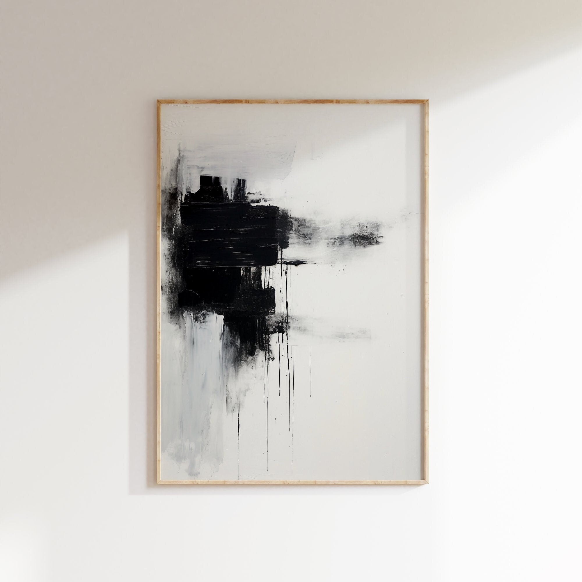 Abstract Art White Minimalist Plaster Art Black Abstract Texture Painting Beige Wall Decor Plaster Texture Wall Art Minimalist Art Brown 3D Oil  Plaster Wall Art On Canvas