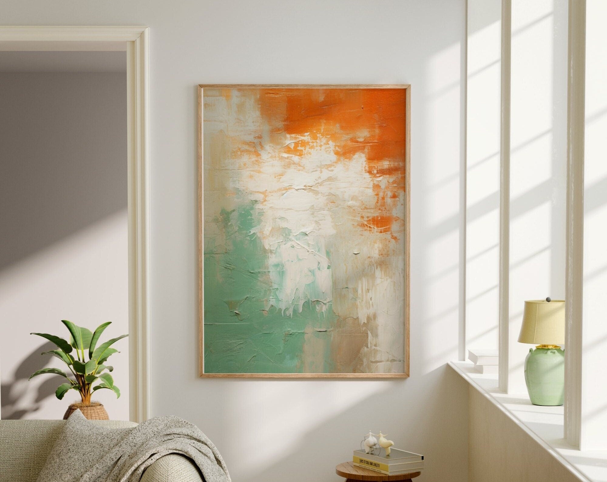 Large Abstract Painting nordic 3D Oil Plaster Painting On Canvas colorful Painting Colorful Wall Art  original Boho Texture Painting minimalist Art neutral Abstract Painting