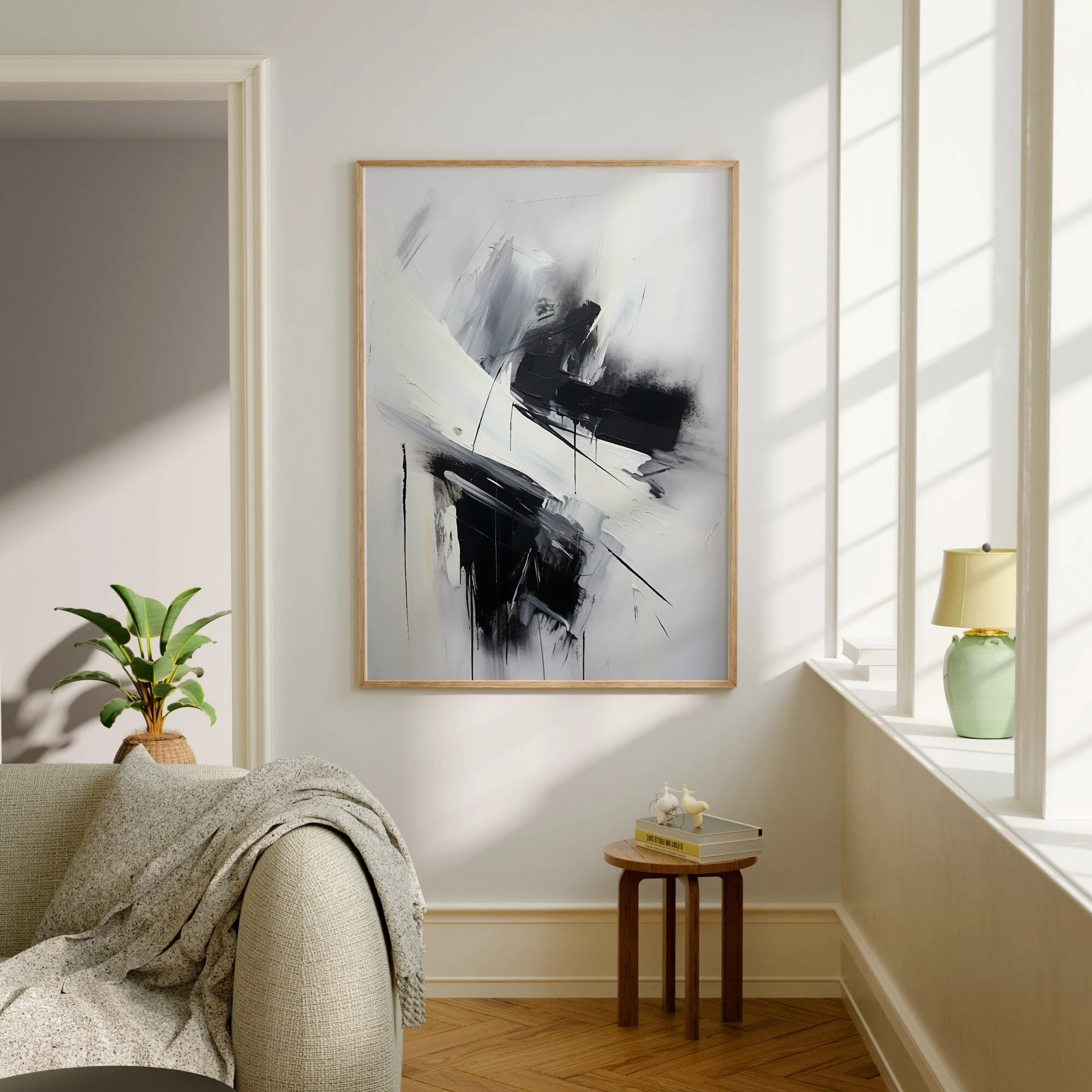 Abstract Art White Minimalist Plaster Art Black Abstract Texture Painting Beige Wall Decor Plaster Texture Wall Art Minimalist Art Brown 3D Oil  Plaster Wall Art On Canvas