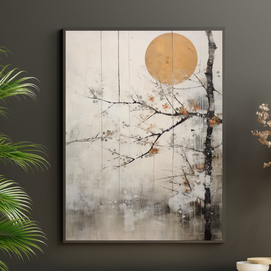 Wabi-sabi Art Brown Minimalist Plaster Art Beige Abstract Texture Painting Beige Wall Decor Plaster Texture Wall Art Minimalist Art Brown 3D Oil  Plaster Wall Art On Canvas