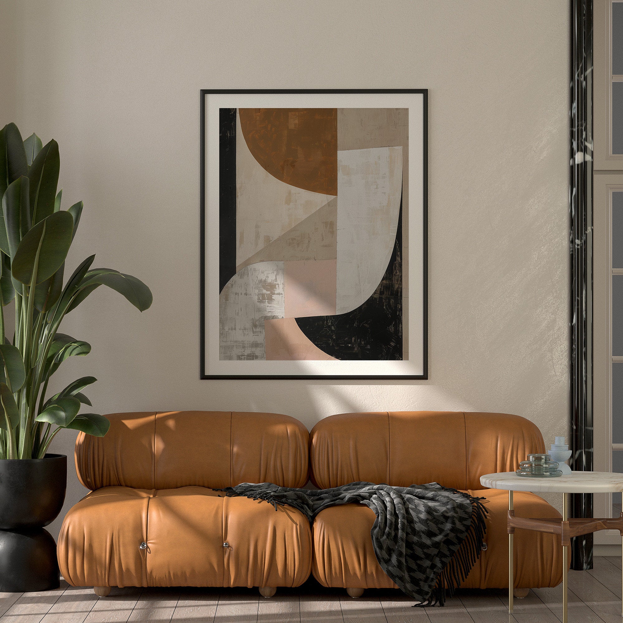 Wabi-sabi Art Brown Minimalist Plaster Art Brown Abstract Texture Painting Brown Wall Decor Plaster Texture Wall Art Minimalist Art Brown 3D Oil  Plaster Wall Art On Canvas