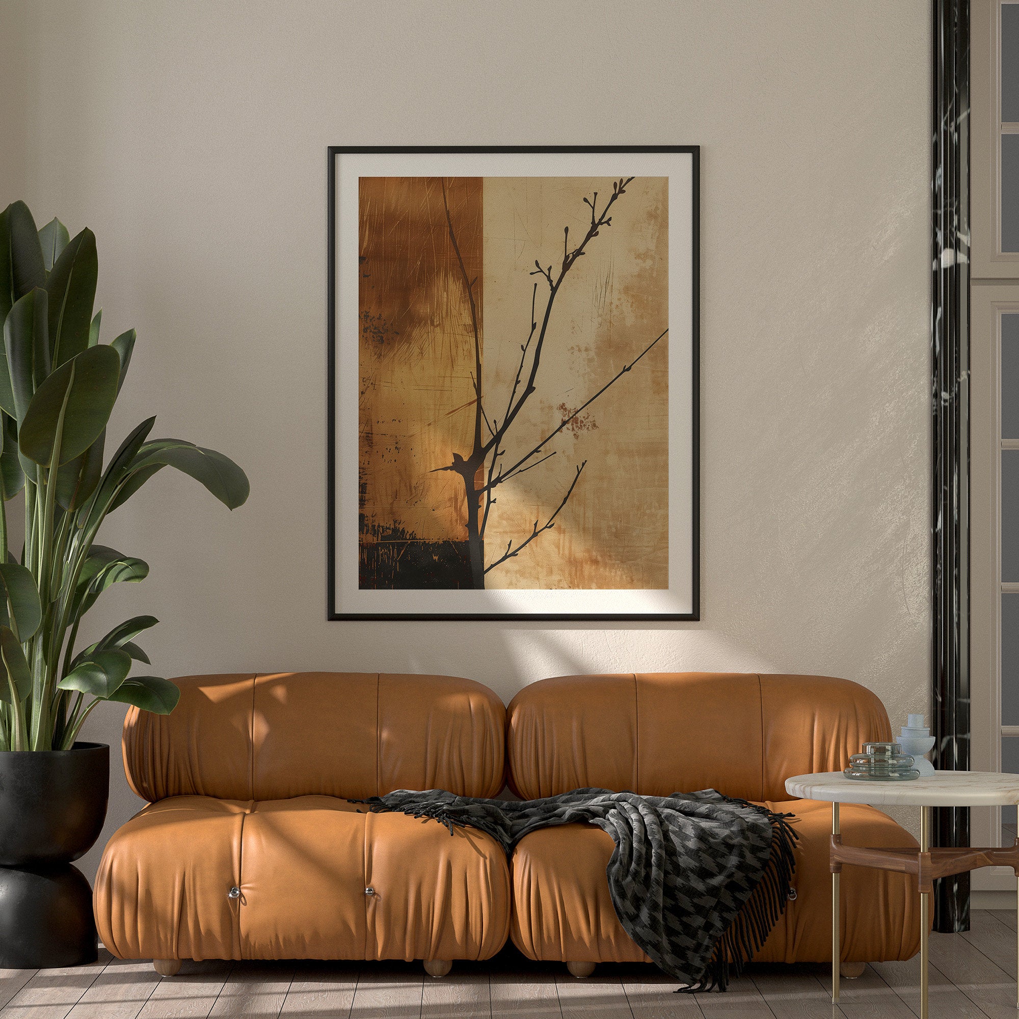 Wabi-sabi Art Brown Minimalist Plaster Art Black Abstract Texture Painting Beige Wall Decor Plaster Texture Wall Art Minimalist Art Brown 3D Oil  Plaster Wall Art On Canvas