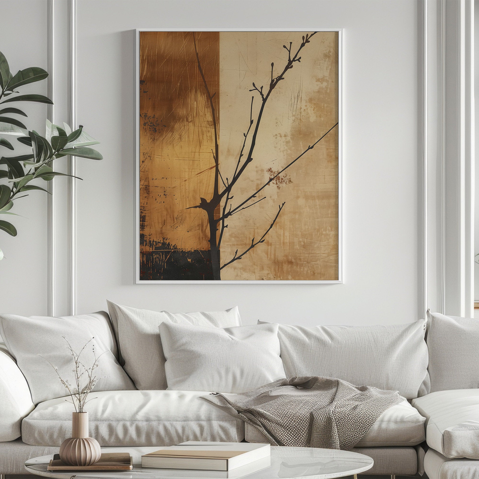 Wabi-sabi Art Brown Minimalist Plaster Art Black Abstract Texture Painting Beige Wall Decor Plaster Texture Wall Art Minimalist Art Brown 3D Oil  Plaster Wall Art On Canvas