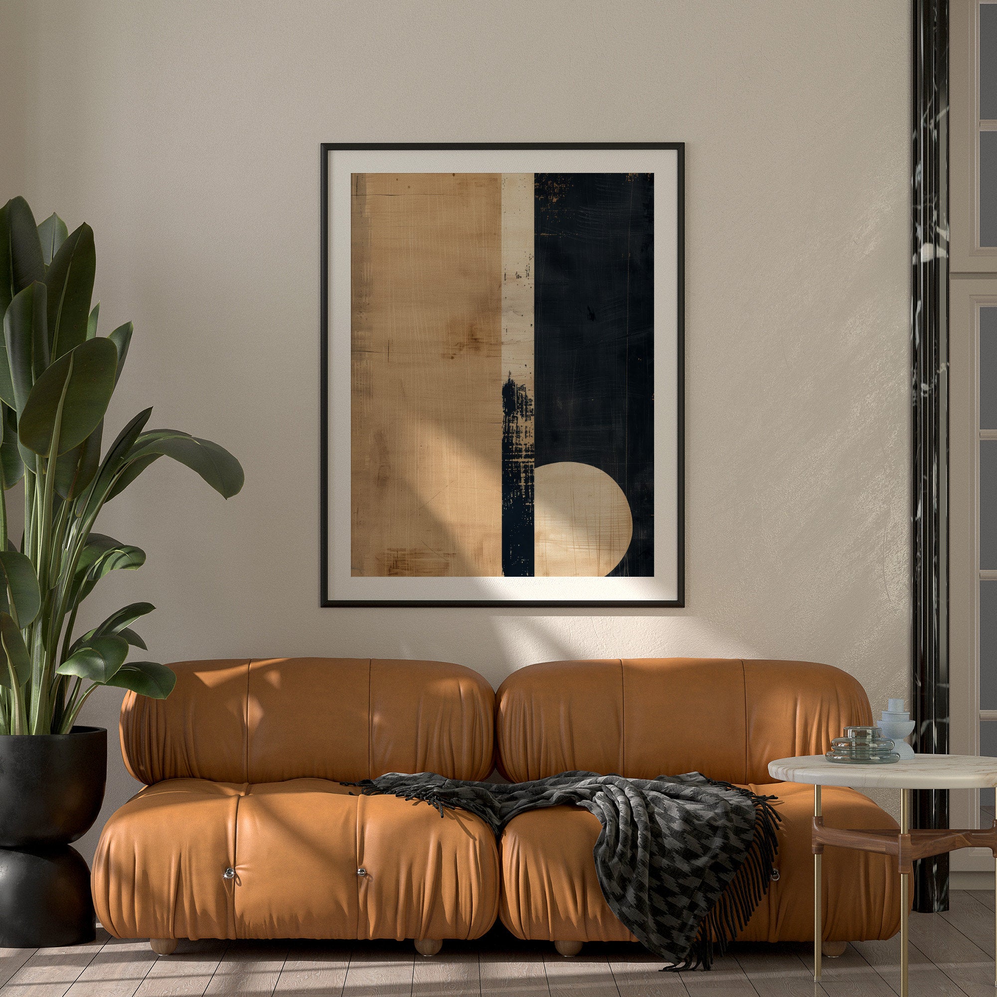 Wabi-sabi Art Brown Minimalist Plaster Art Black Abstract Texture Painting Beige Wall Decor Plaster Texture Wall Art Minimalist Art Brown 3D Oil  Plaster Wall Art On Canvas