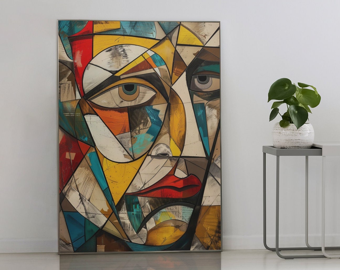 Large Abstract Human Painting nordic 3D Oil Painting On Canvas colorful Painting original Boho Painting minimalist Art neutral Abstract Painting Minimalist Plaster Art Abstract Texture Painting