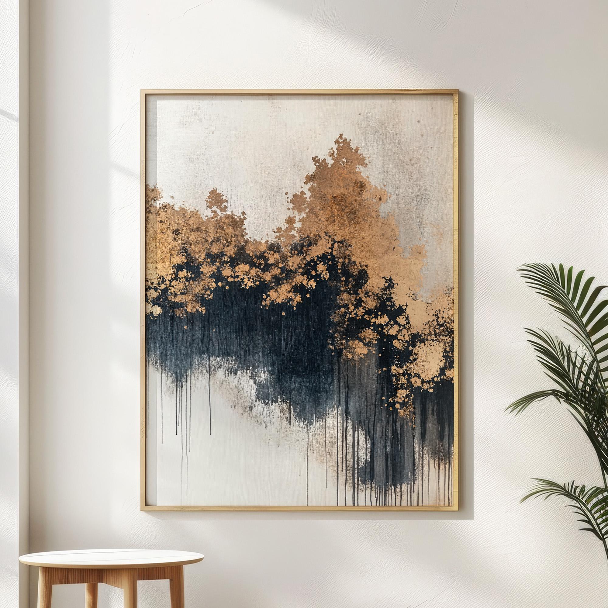 Wabi-sabi Art Brown Minimalist Plaster Art Black Abstract Texture Painting Beige Wall Decor Plaster Texture Wall Art Minimalist Art Brown 3D Oil  Plaster Wall Art On Canvas