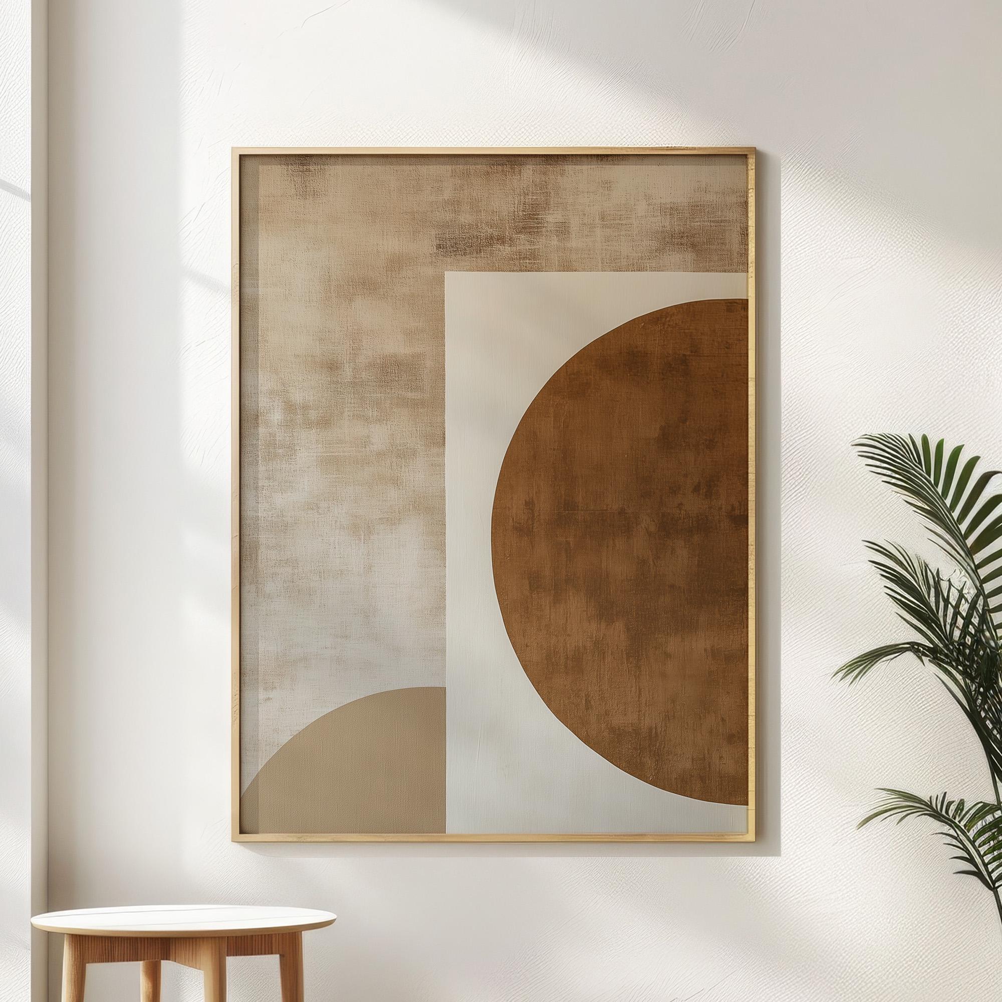 Wabi-sabi Art Brown Minimalist Plaster Art Brown Abstract Texture Painting Beige Wall Decor Plaster Texture Wall Art Minimalist Art Brown 3D Oil  Plaster Wall Art On Canvas