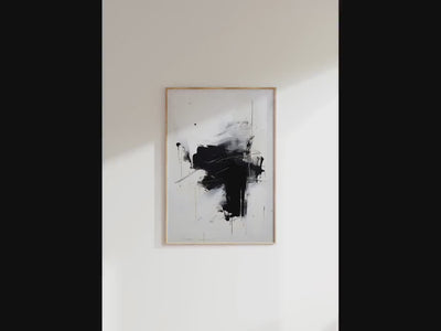 Wabi-sabi Art White Minimalist Plaster Art Black Abstract Texture Painting Beige Wall Decor Plaster Texture Wall Art Minimalist Art White 3D Oil  Plaster Wall Art On Canvas