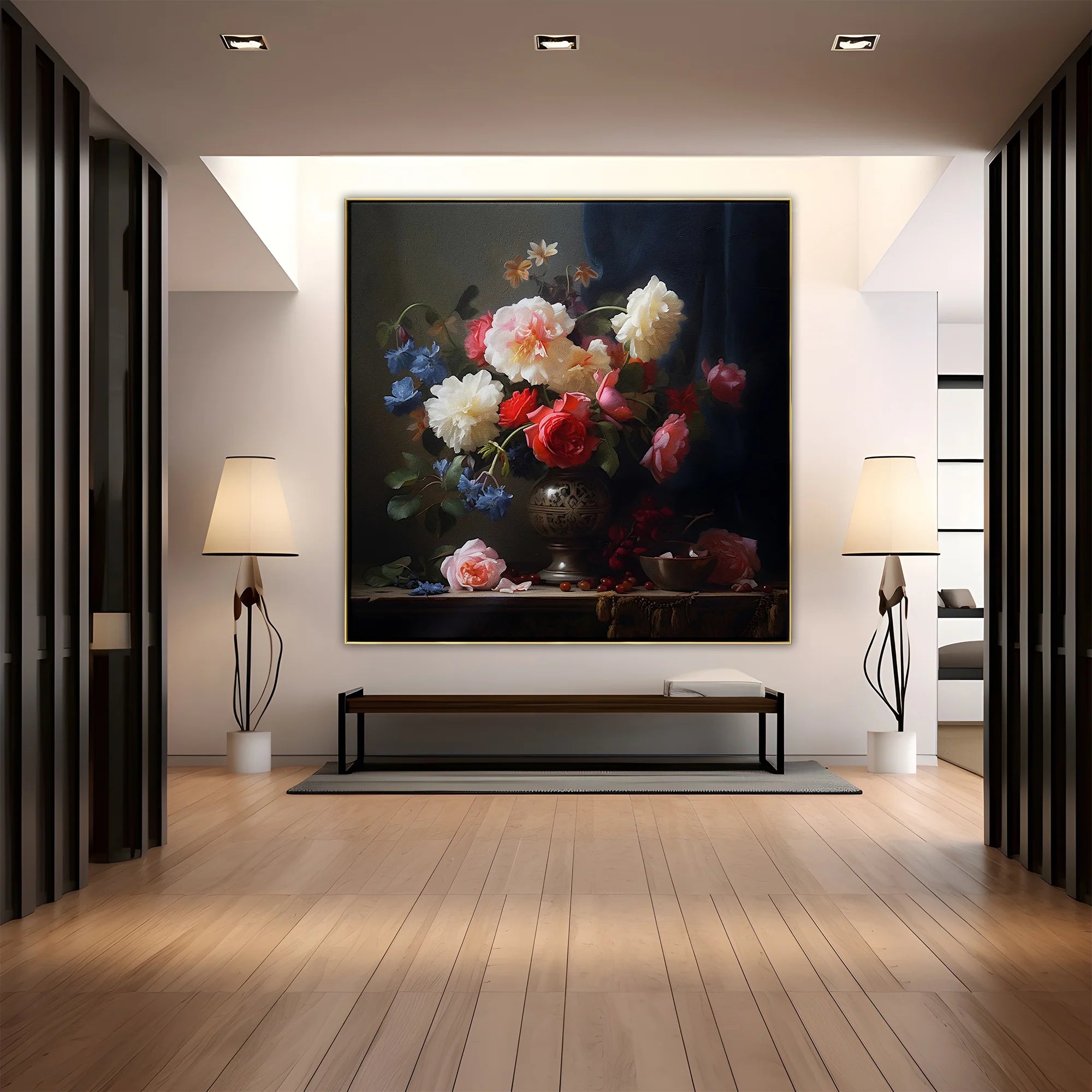 Large Abstract Painting Colorful Painting 3D Texture Painting On Canvas Minimalist Painting Minimalist Art Colorful Wall Art  3D Oil  Wall Art On Canvas